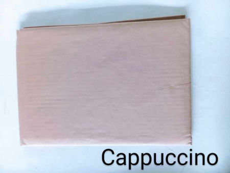 Prześcieradło 160/210 bez gumki 100% bawełna - cappuccino